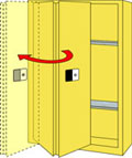 Horizontal - Self-Close, Self-Latch Sliding Door