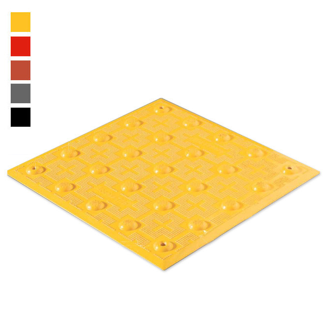 ADA Tile, 1 x 1 Detectable Warning Mat, Retrofit Model