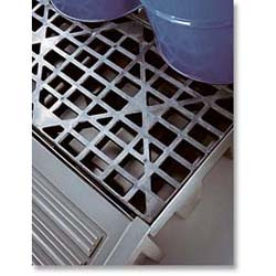 Justrite 28259 EcoPolyBlend Replacements Grates, 2-Drum grate