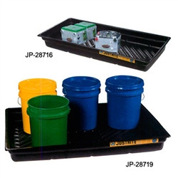 Justrite 28716 Secondary Containment Tray, 38 x 26 x 5.5