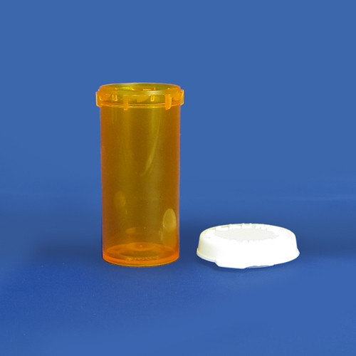 Amber Pharmacy Vials, Snap Cap, 13 dram, case/320