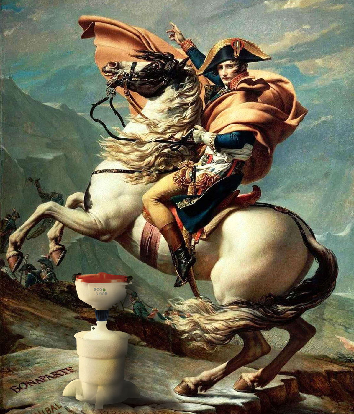 Napolean Crossing the Alps, Jacques-Louis David