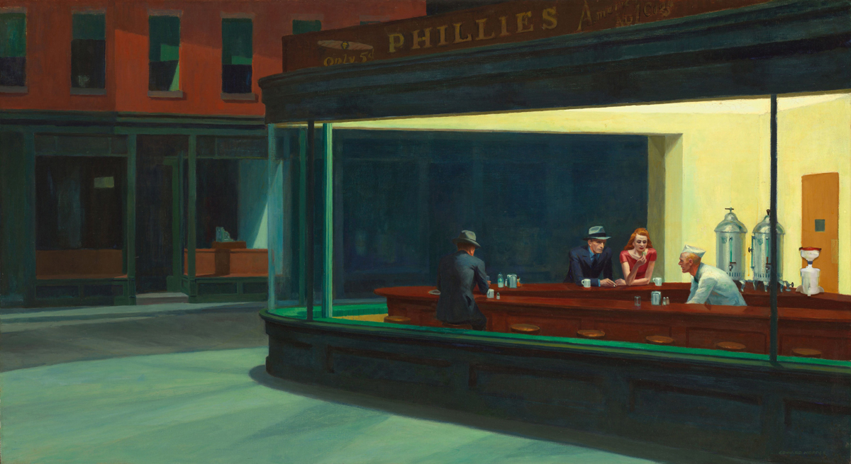 Nighthawks, with ECO Funnel, Hopper